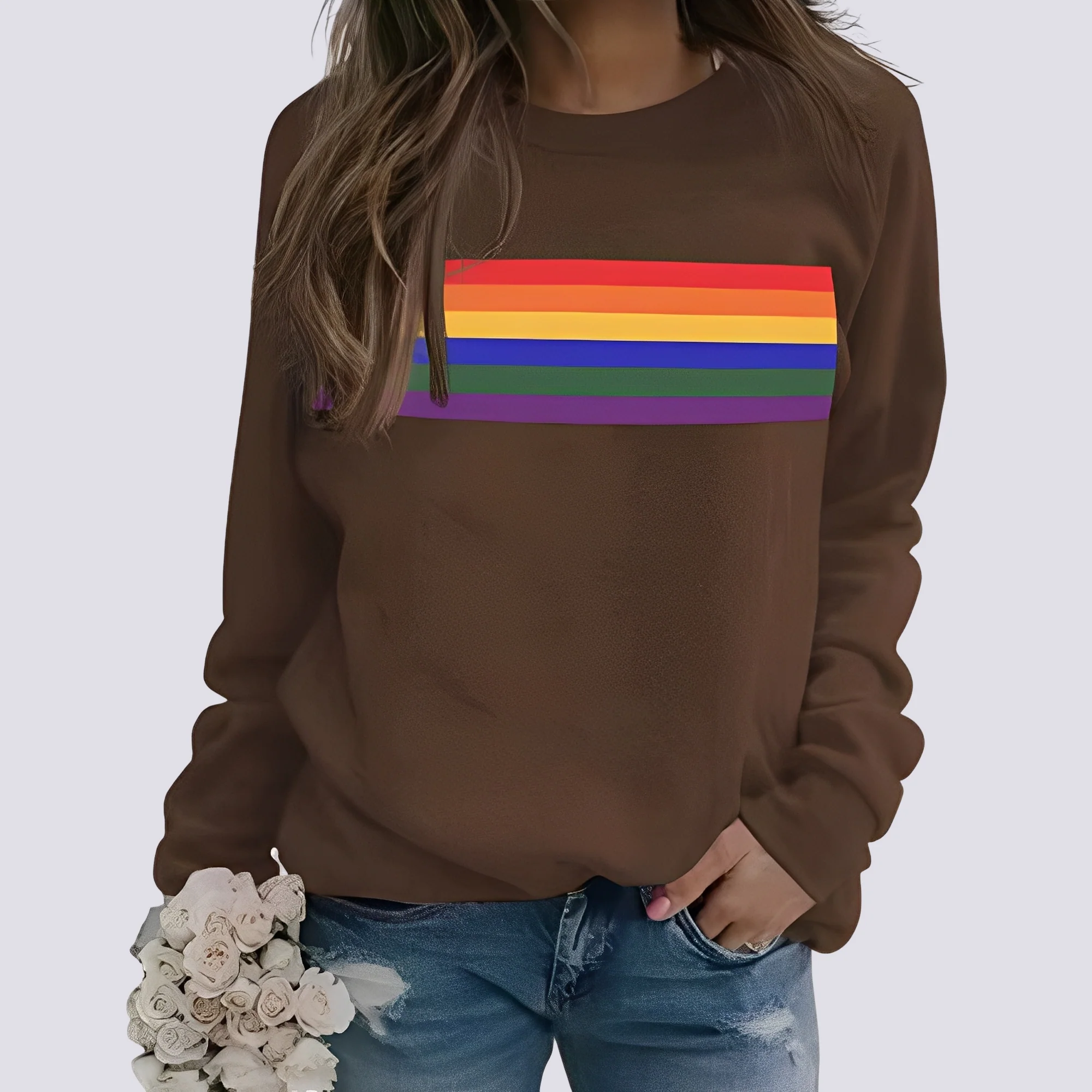 Roseann - Pull chic avec motif coloré pour femmes – Image 8