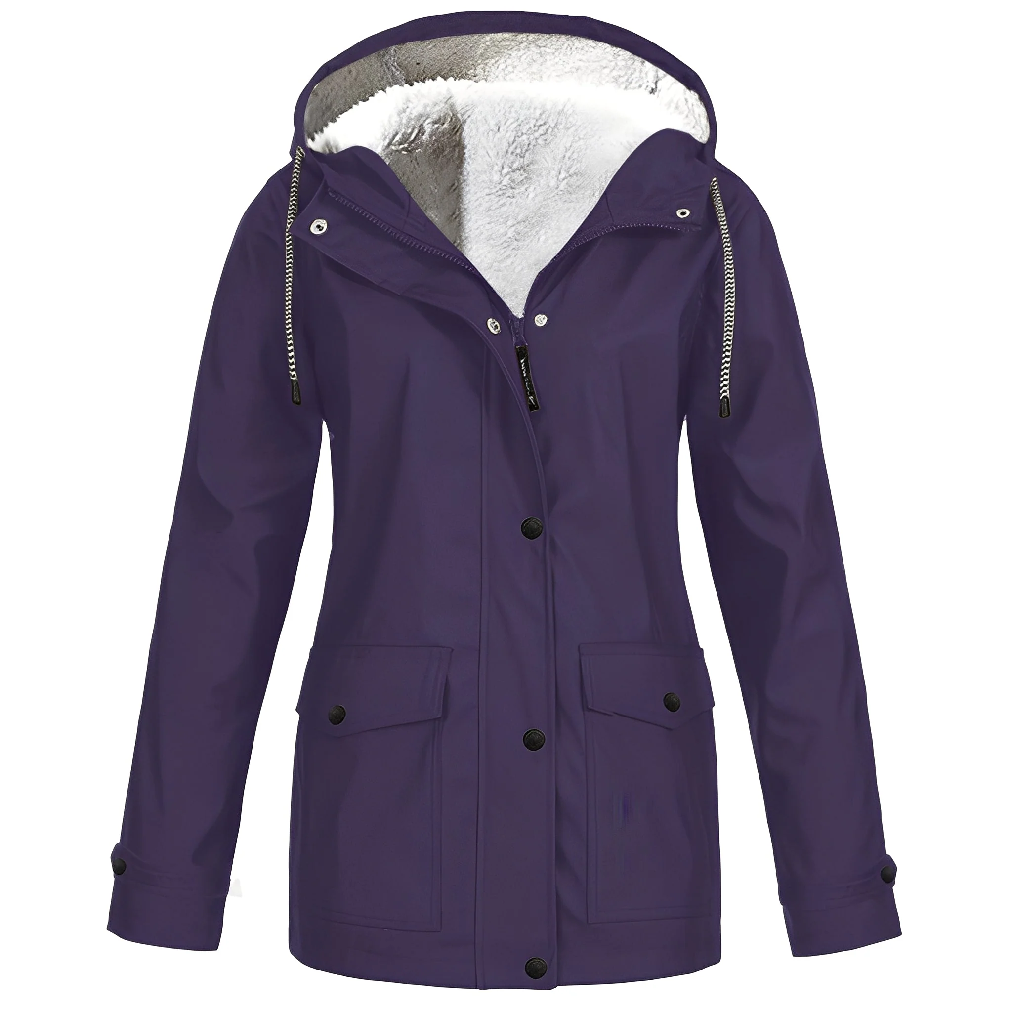 Abbigail - Manteau imperméable polyvalent avec doublure en polaire pour femmes – Image 8