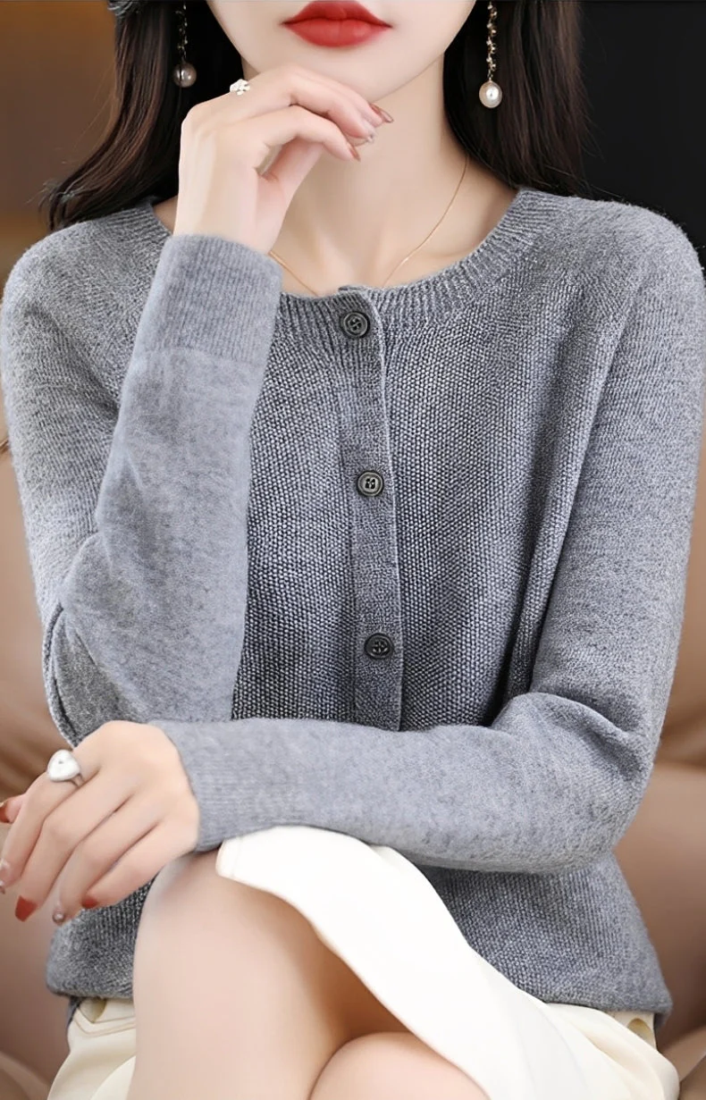 Addie - Cardigan moderne en cachemire pour femmes – Image 7