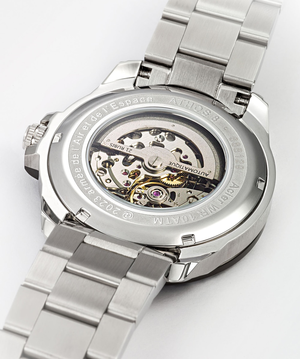 MONTRE PATROUILLE DE FRANCE ATHOS 8 ACIER ARGENT – Image 3