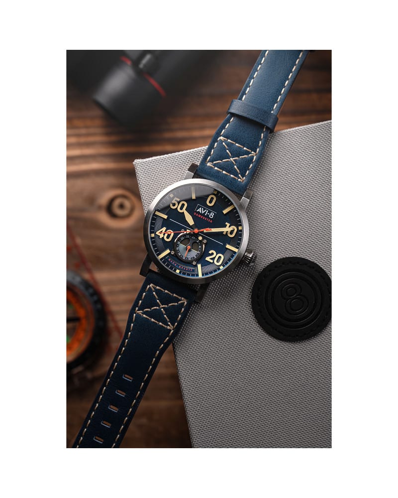 MONTRE AVI-8 DAMBUSTER – 617 SQUADRON ASSOCIATION BLEU – Image 3