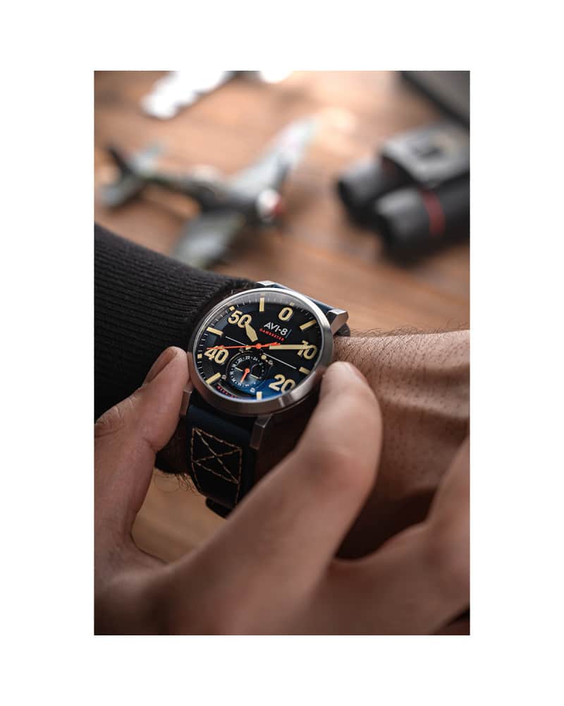 MONTRE AVI-8 DAMBUSTER – 617 SQUADRON ASSOCIATION BLEU – Image 4