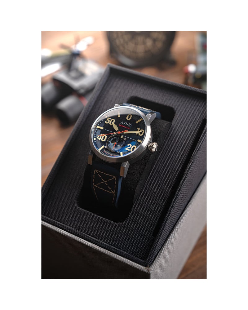 MONTRE AVI-8 DAMBUSTER – 617 SQUADRON ASSOCIATION BLEU – Image 6