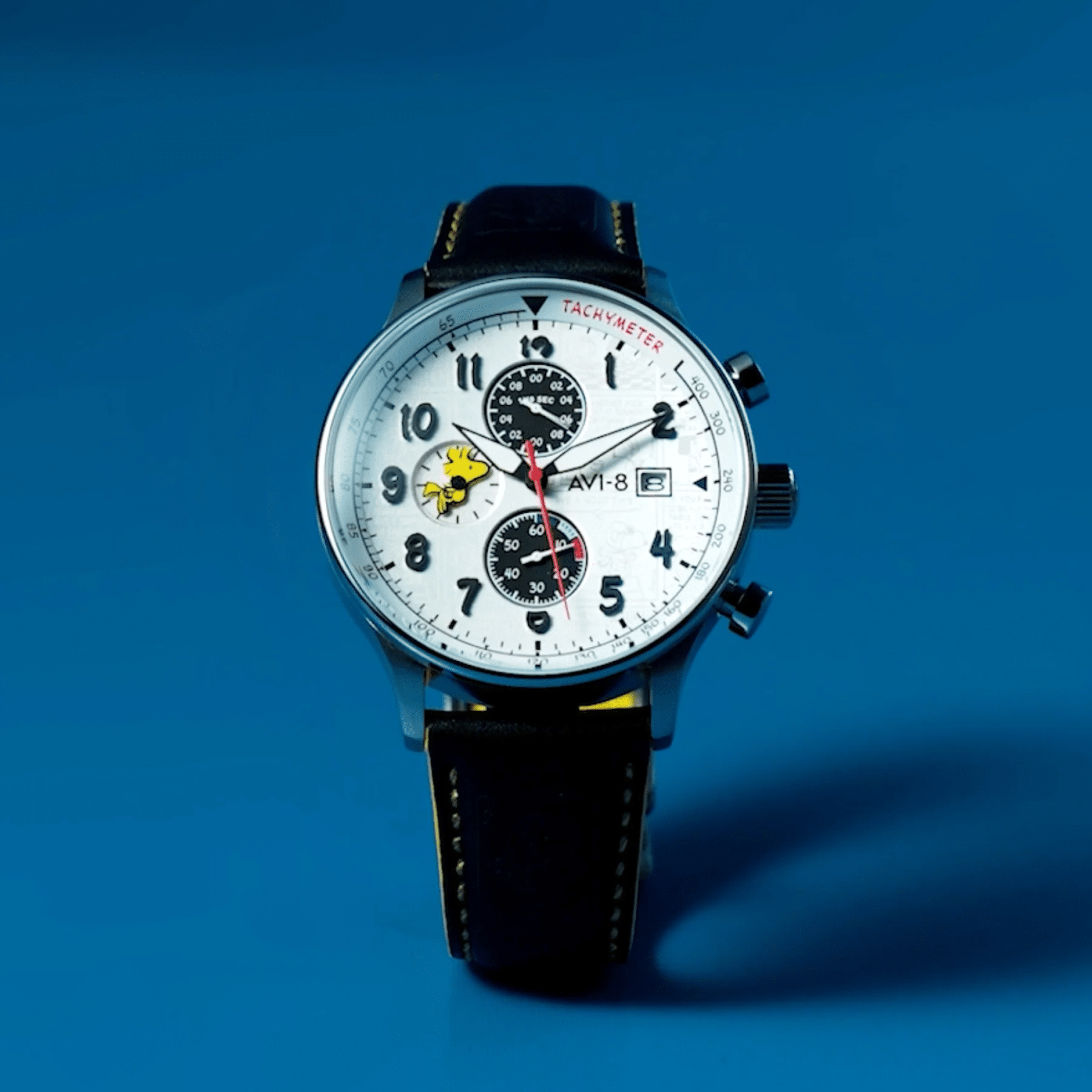 MONTRE AVI-8 PEANUTS SNOOPY FLYING ACE EDITION LIMITEE BLANC – Image 6