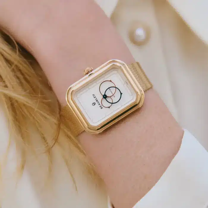 MONTRE BEAUBLEU ECCE LYS FIGURA CUIR – Image 2