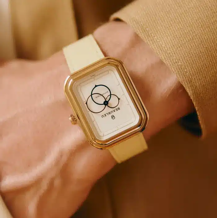 MONTRE BEAUBLEU ECCE LYS FIGURA CUIR – Image 4