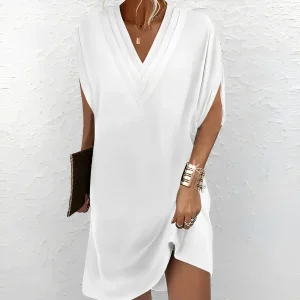 Ivy -  Robe décontractée à col en V pour femmes