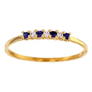 BAGUE SARAH SAPHIRS ET DIAMANTS