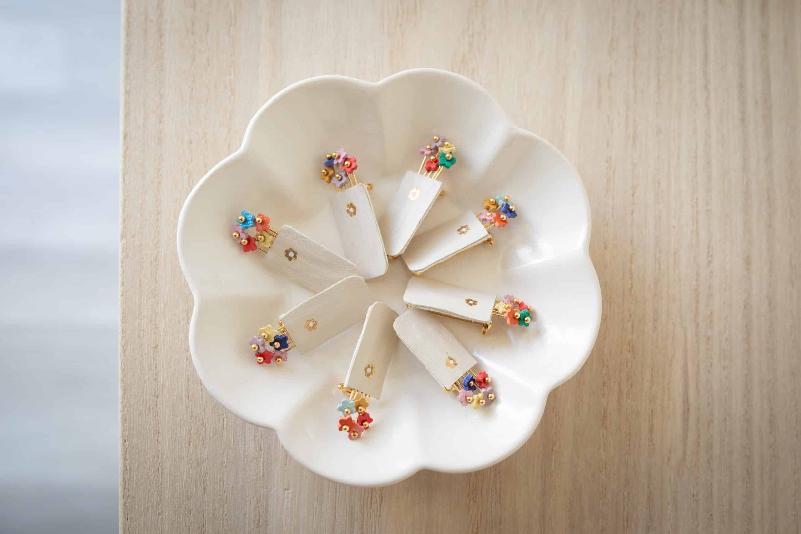 Broche bouquet – fleurs d’été – Image 2
