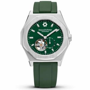 MONTRE MAISON DU TEMPS MTDELTA VERT CAOUTCHOUC VERT
