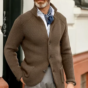 Carvin - Cardigan tricoté chaud et confortable pour homme