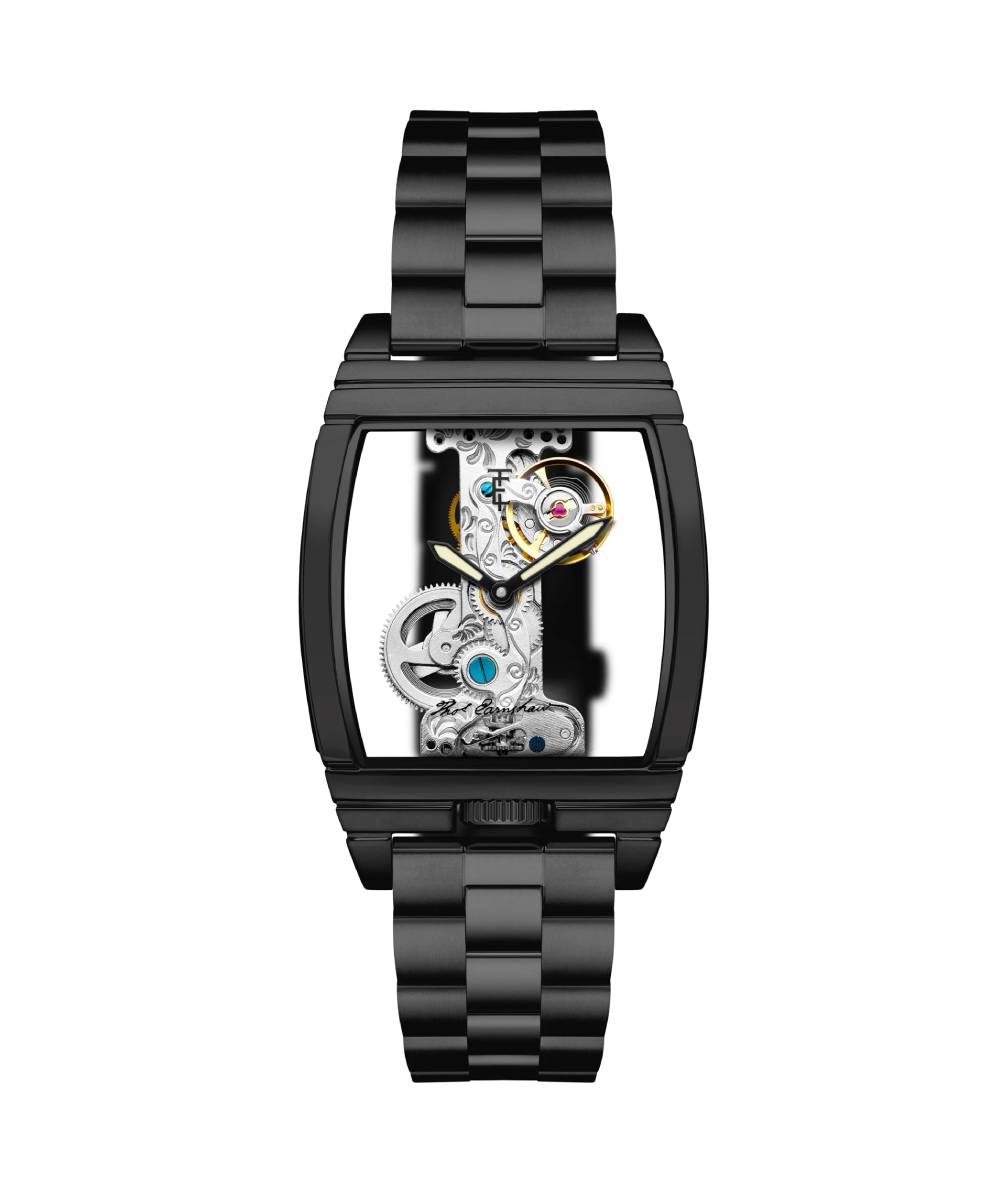 MONTRE EARNSHAW PONT DE WOLVER TOUT NOIR