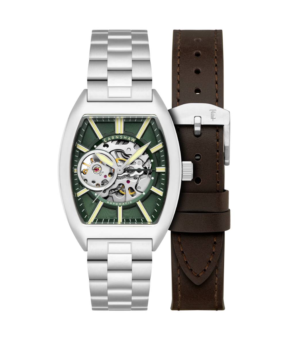 MONTRE EARNSHAW BEAUCHAMP VERT VERDOYANT