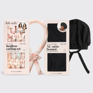 Sunset Tie Dye + Black Nighttime Blowout Routine