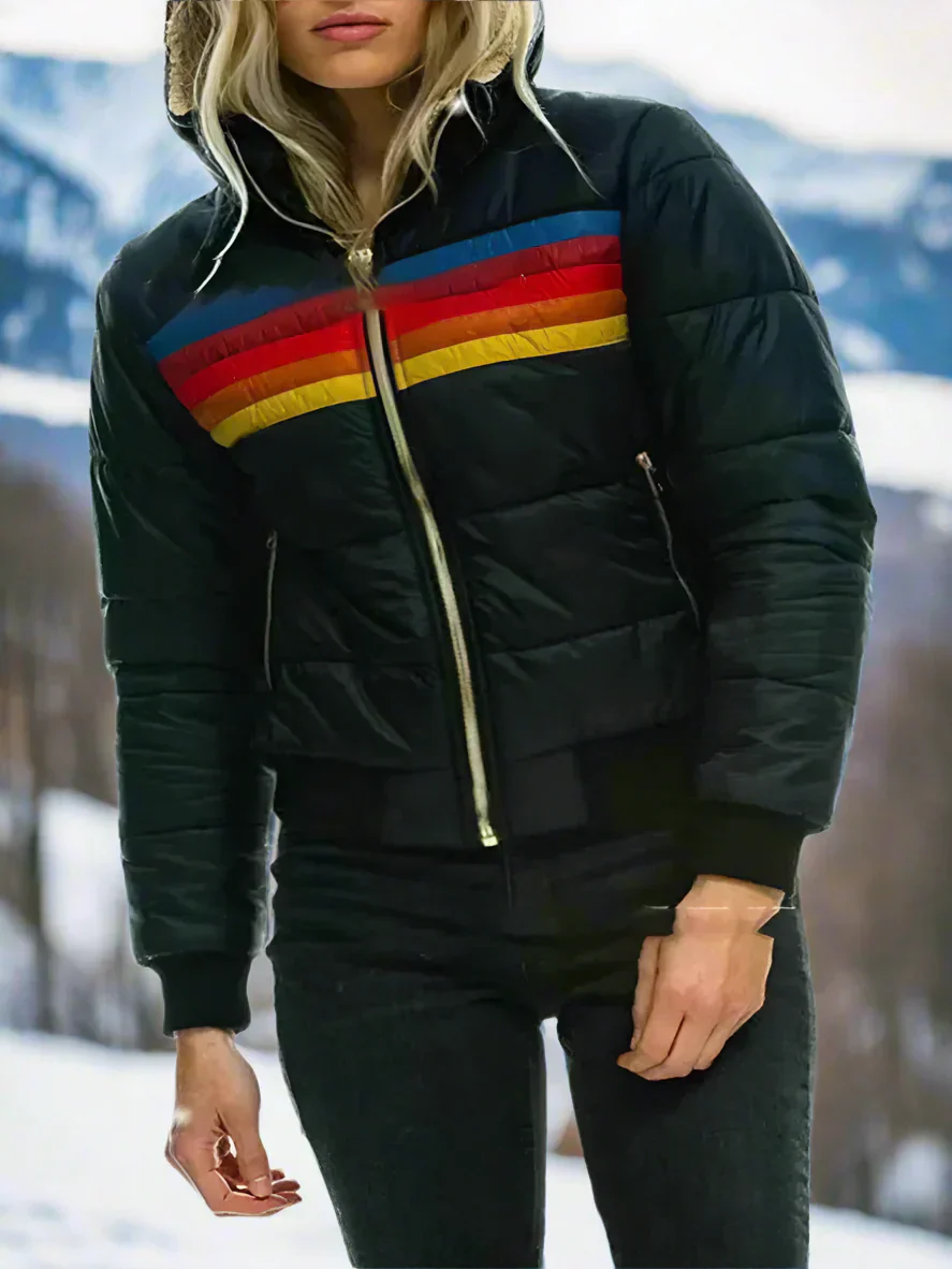 Hesterr – Manteau d'hiver en peluche pour femmes