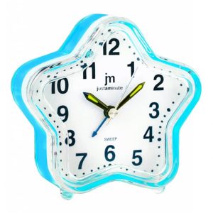 RÉVEIL JUSTAMINUTE ANALOGIQUE BLEU