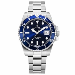 MONTRE JACQUES DU MANOIR PRO SCUBA 40 BLUE BLACK
