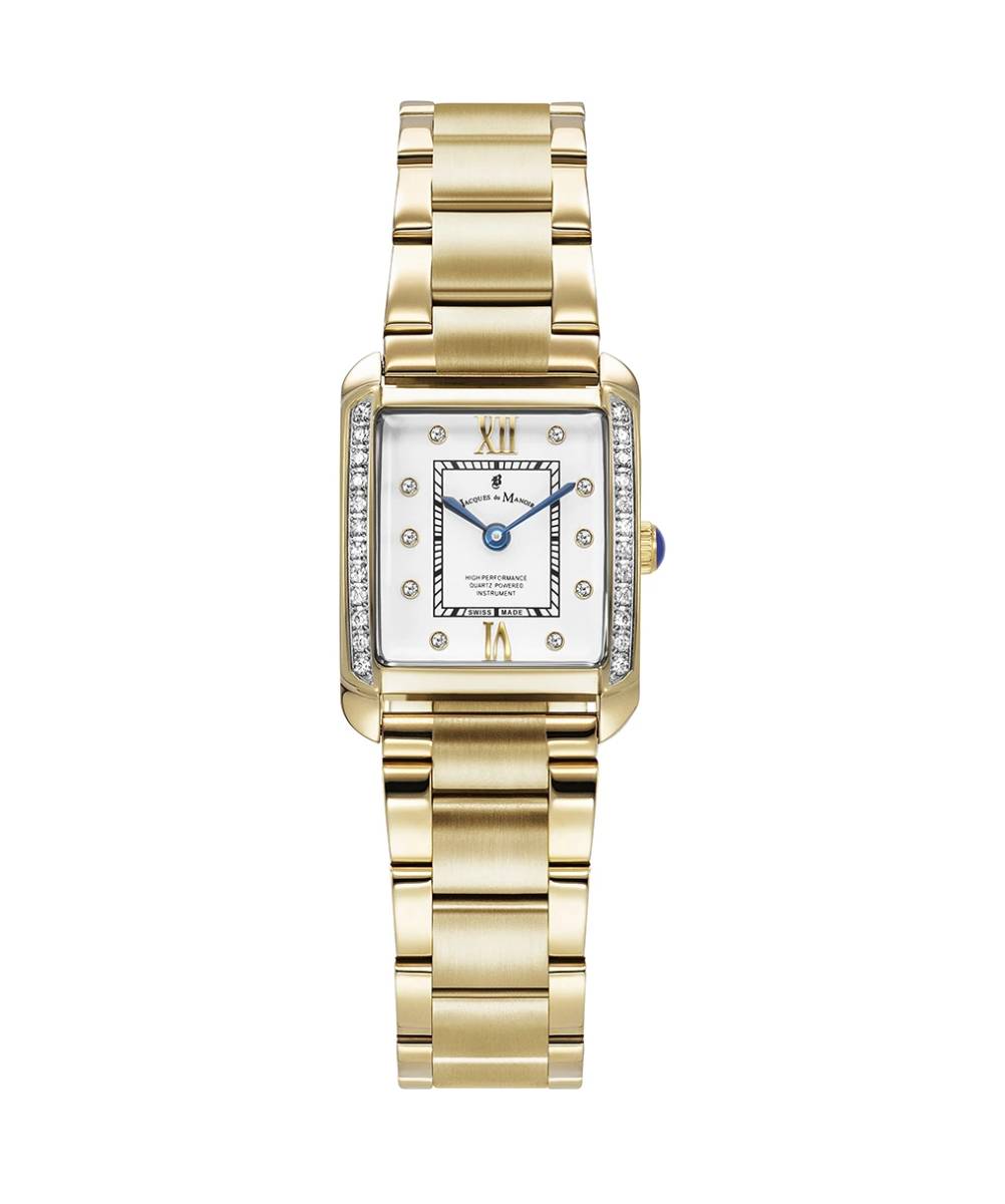 MONTRE JACQUES DU MANOIR EMILY II OR BLANC