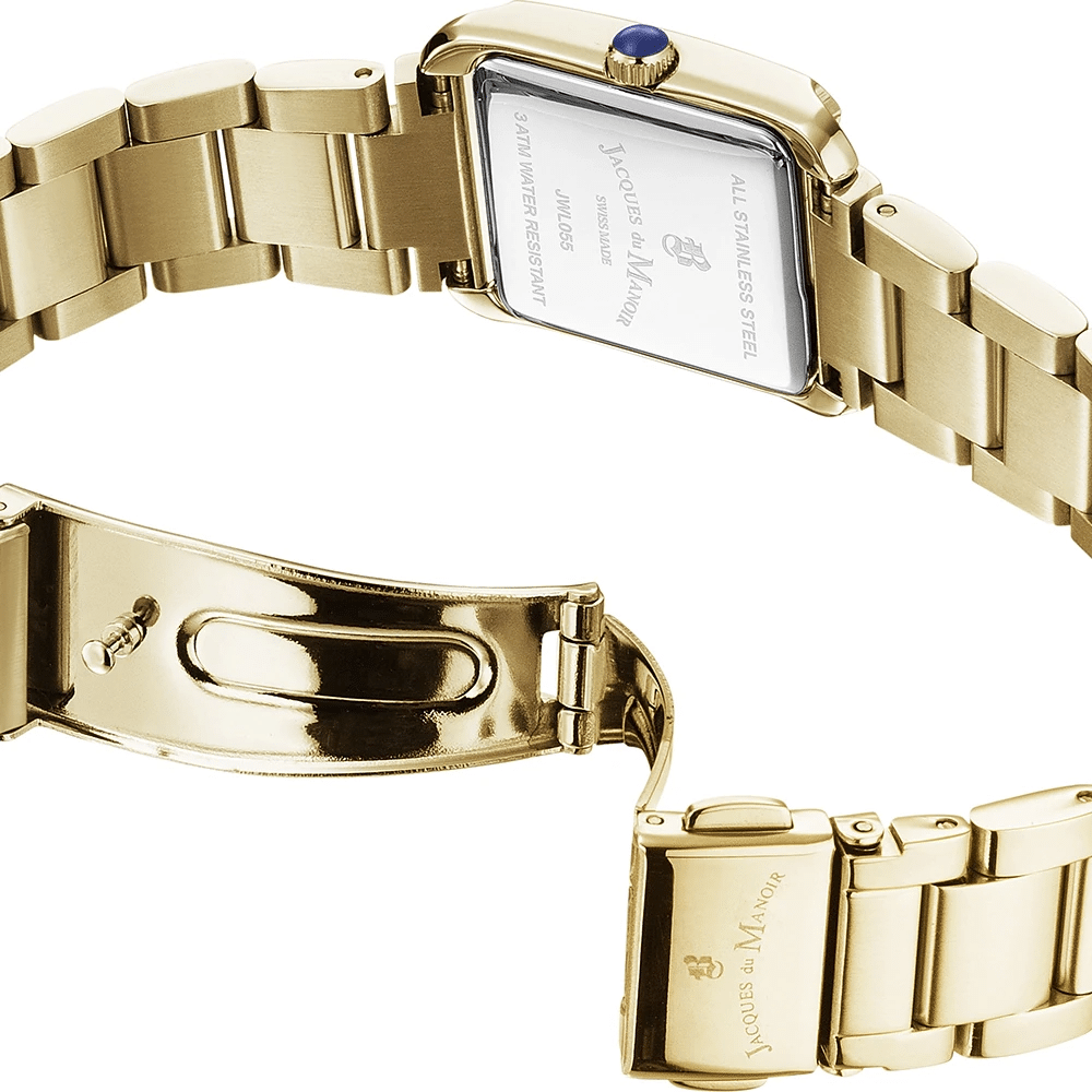 MONTRE JACQUES DU MANOIR EMILY II OR BLANC – Image 3