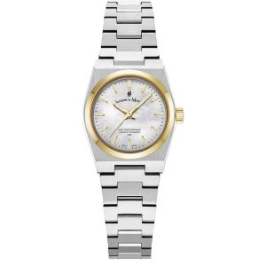 MONTRE JACQUES DU MANOIR HORIZON 25MM BICOLORE