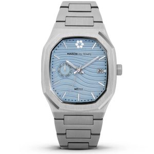 MONTRE MAISON DU TEMPS MTPHI DAY-DATE ACIER BLEU