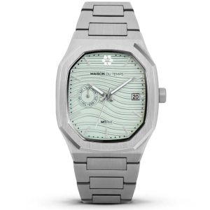 MONTRE MAISON DU TEMPS MTPHI DAY-DATE ACIER VERT