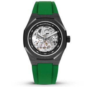 MONTRE MAISON DU TEMPS MT BETA SQUELETTE BLACK EDITION VERT