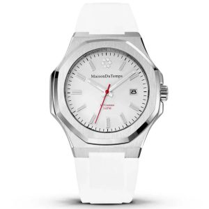 MONTRE MAISON DU TEMPS MTGAMMA BLANC SILICONE BLANC