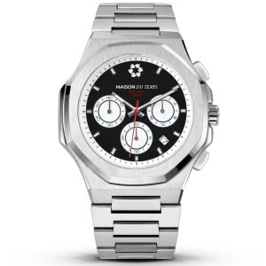 MONTRE MAISON DU TEMPS MTGAMMA CHRONO ACIER NOIR