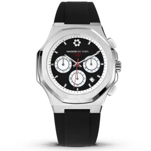 MONTRE MAISON DU TEMPS MTGAMMA CHRONO SILICONE NOIR