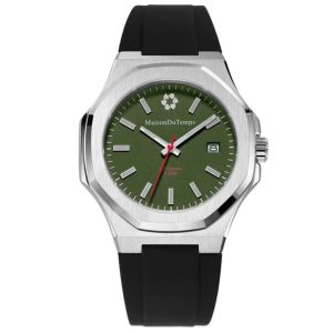 MONTRE MAISON DU TEMPS MTGAMMA KAKI SILICONE NOIR