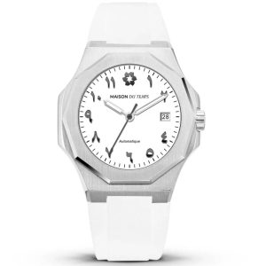 MONTRE MAISON DU TEMPS MTZETA ARABIC BLANC SILICONE BLANC