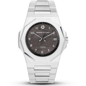 MONTRE MAISON DU TEMPS MTZETA MÉTÉORITE ACIER