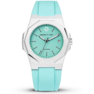 MONTRE MAISON DU TEMPS MTZETA TURQUOISE SILICONE TURQUOISE