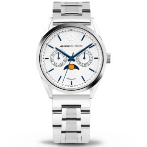 MONTRE MAISON DU TEMPS MTOMICRON MOONPHASE BLANC