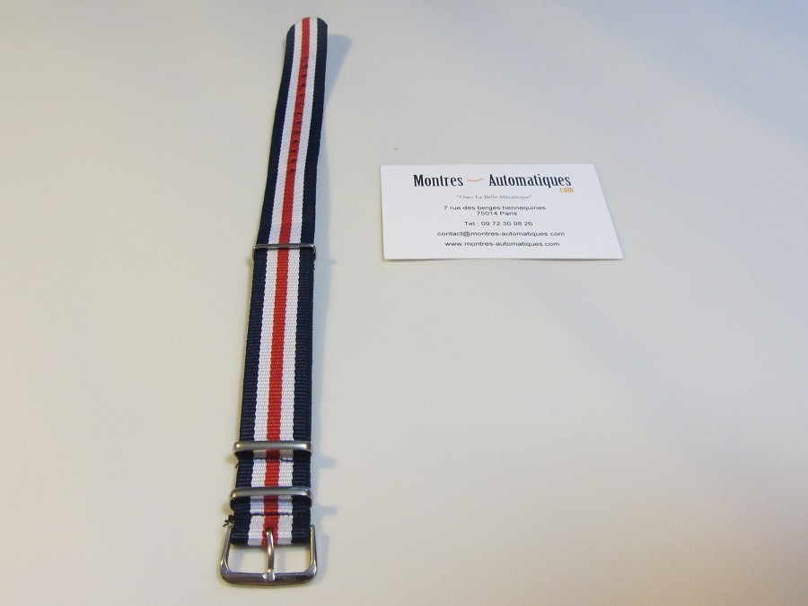 NYLON NATO BLEU BLANC ROUGE – Image 2