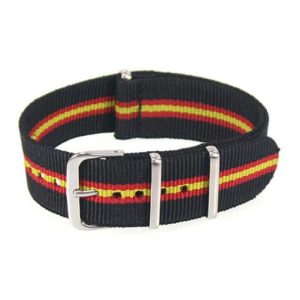 NYLON NATO NOIR ROUGE JAUNE