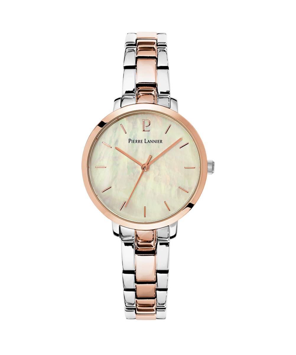 MONTRE PIERRE LANNIER AURA BRACELET BICOLORE