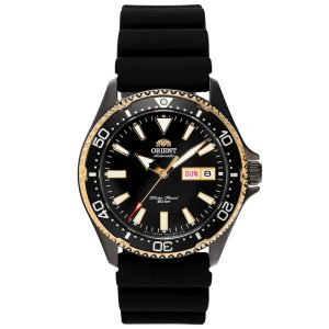 MONTRE ORIENT MAKO 3 BLACK GOLD RUBBER COLLECTION