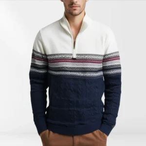 Rudy – Pull rétro de luxe pour hommes