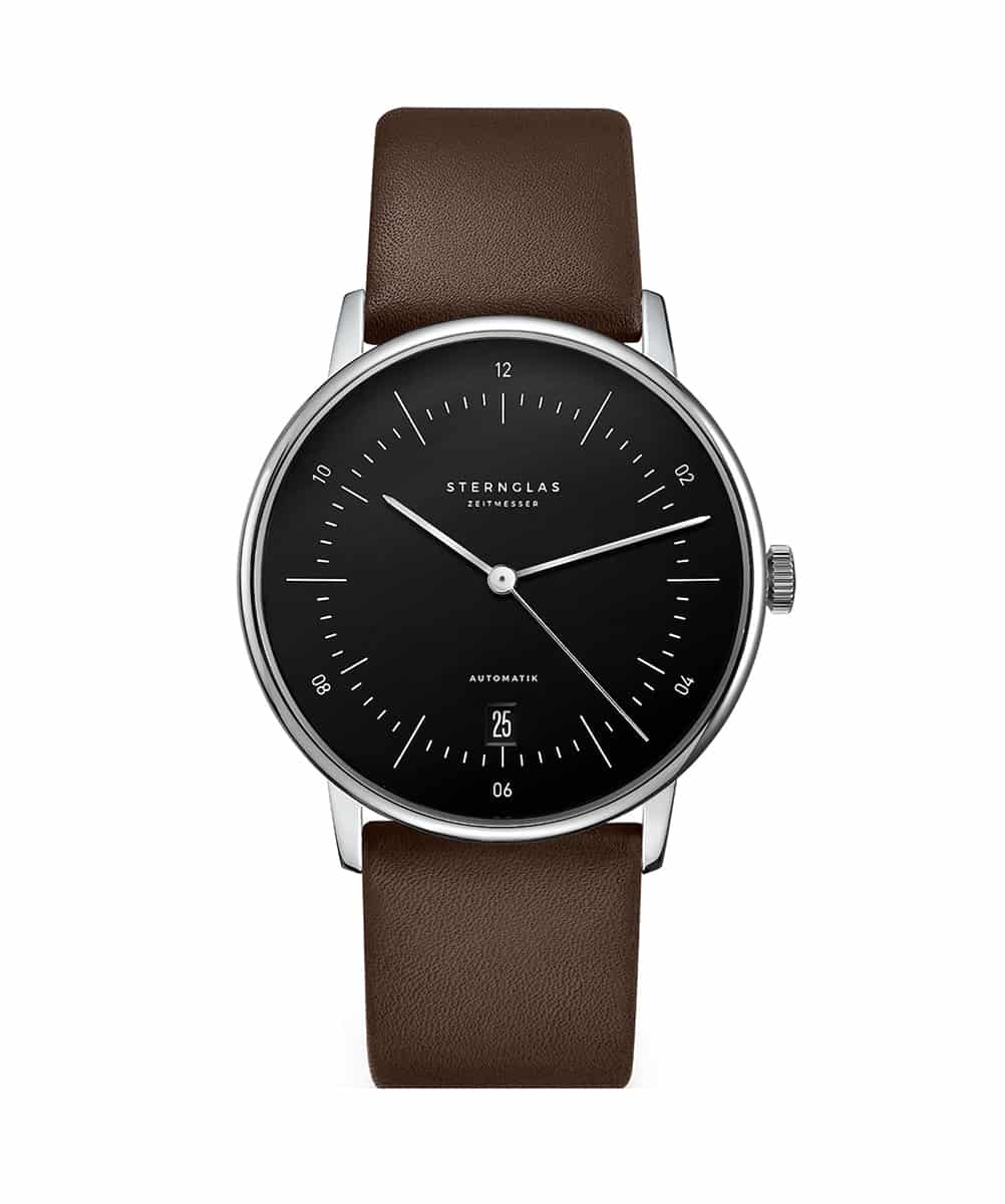 MONTRE STERNGLAS NAOS AUTOMATIC BLACK BROWN