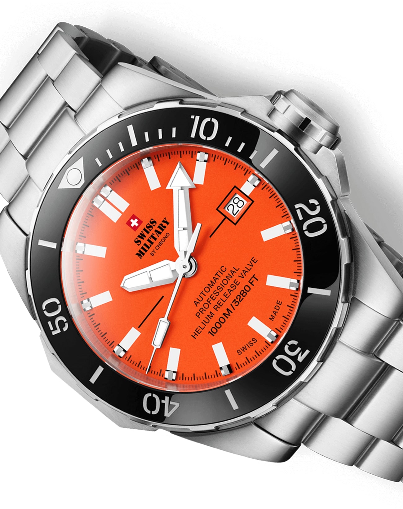 MONTRE SWISS MILITARY AUTOMATIC DIVE WATCH 1000M – Image 2