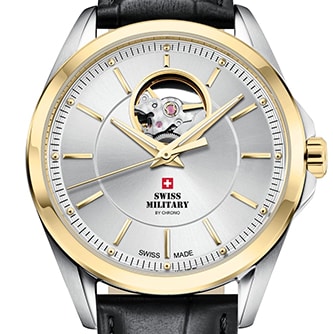 MONTRE SWISS MILITARY ELEGANT OPEN HEART AUTOMATIC – Image 2