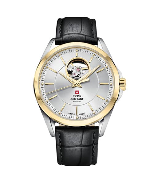 MONTRE SWISS MILITARY ELEGANT OPEN HEART AUTOMATIC