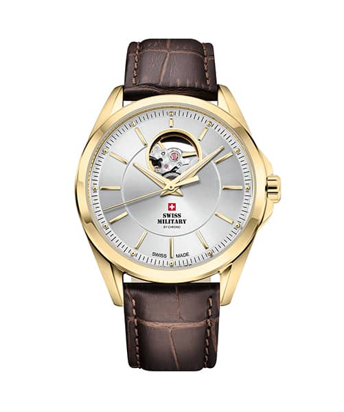 MONTRE SWISS MILITARY ELEGANT OPEN HEART AUTOMATIC