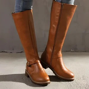 Livie - Bottes orthopédiques en cuir haut de gamme pour femmes
