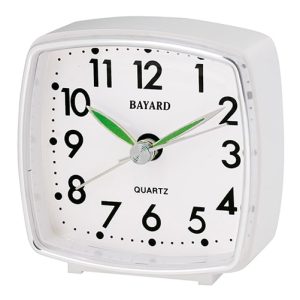 RÉVEIL SILENCIEUX BAYARD BLANC TF68.2