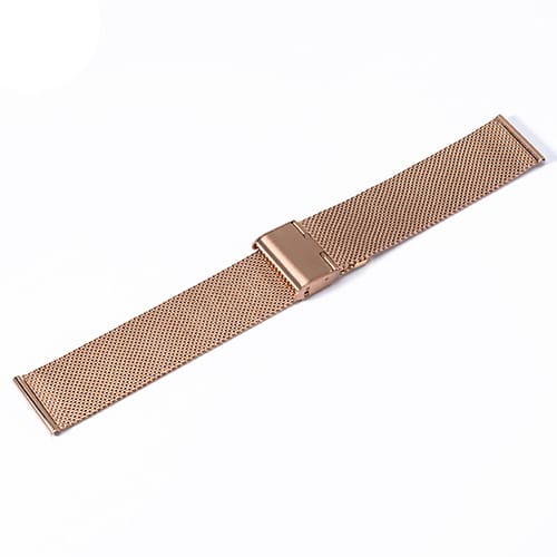 BRACELET MAILLE MILANAISE FINE OR ROSE – Image 4