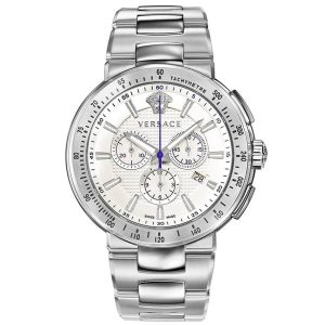 MONTRE VERSACE CHRONOGRAPHE GRIS ARGENT