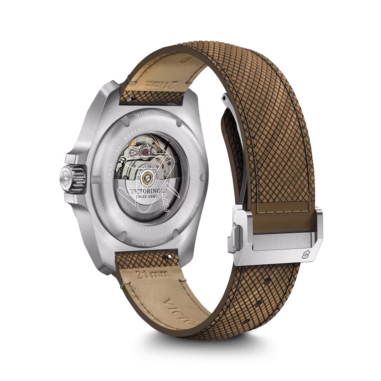 MONTRE VICTORINOX I.N.O.X. AUTOMATIQUE BRUN – Image 7